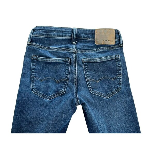 American Eagle Next Level Airflex Skinny Blue Jeans Men's Size 26  X 26.5 - Picture 8 of 10